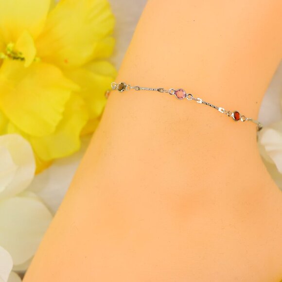 Minimalist Anklet, Sleek & Modern Design, Women’s Fashion, YC110498-A - Picture 2 of 10